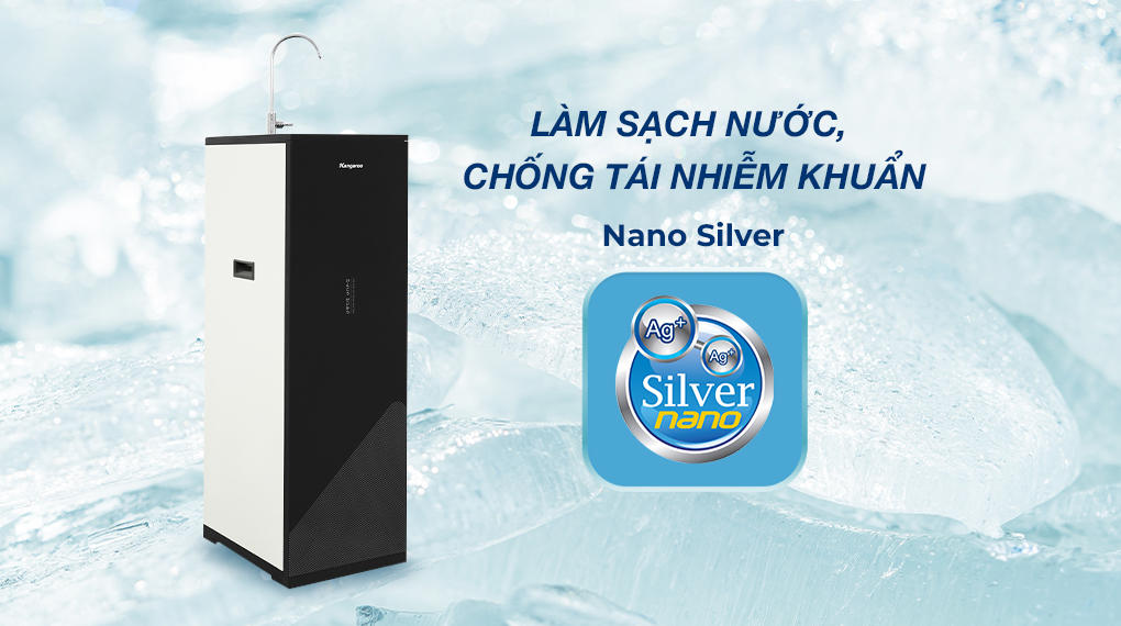 Máy lọc nước RO Kangaroo KG116I 10 lõi – Kháng khuẩn Nano Silver